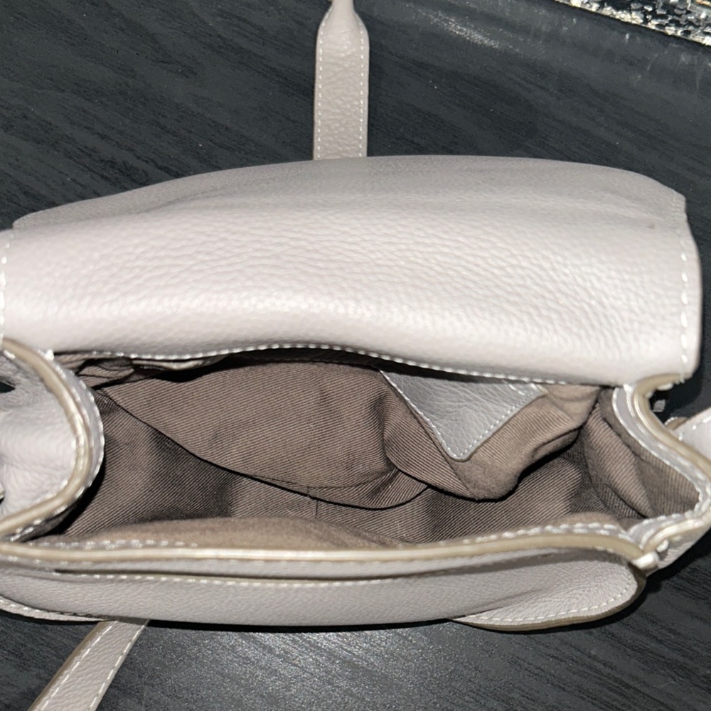 Chloe Taupe Marcie Small Crossbody in Grained Calfskin - Picture 4 of 6